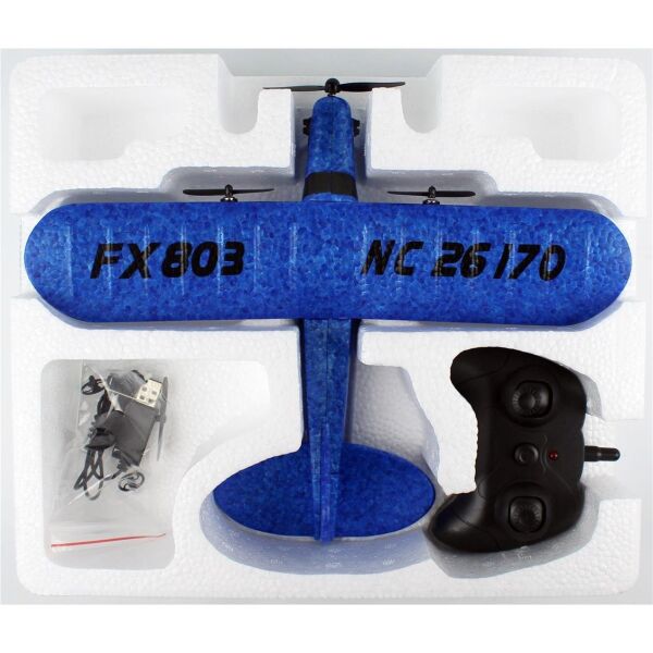 FX803 Piper Cup J3, 30 cm. Kanat, 23 cm. Epo Gövdeli, 3.7 Volt 150 mAh Batarya, Usb Şarj Aletli, 3 Kanallı 2.4Ghz Uzaktan Kuman