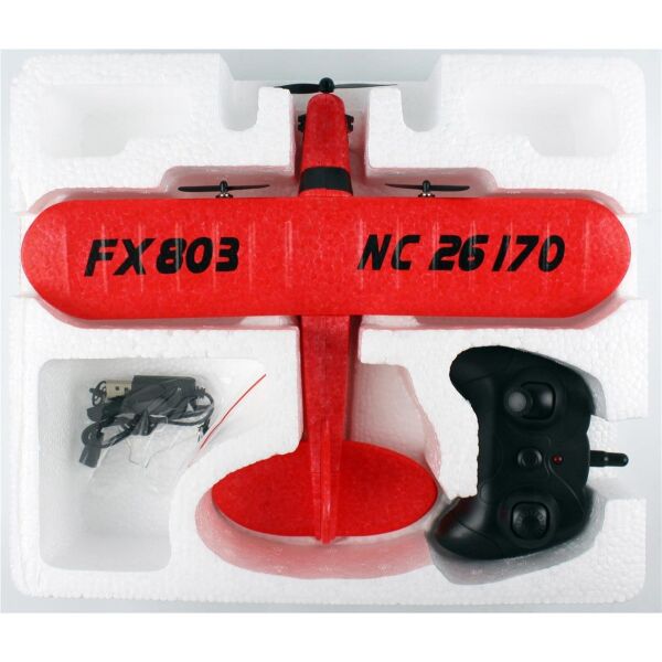 FX803 Piper Cup J3, 30 cm. Kanat, 23 cm. Epo Gövdeli, 3.7 Volt 150 mAh Batarya, Usb Şarj Aletli, 3 Kanallı 2.4Ghz Uzaktan Kuman