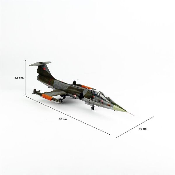 1/48 TF 104G Star Fighter, Sergilemeye Hazır Plastik Savaş Uçağı Modeli