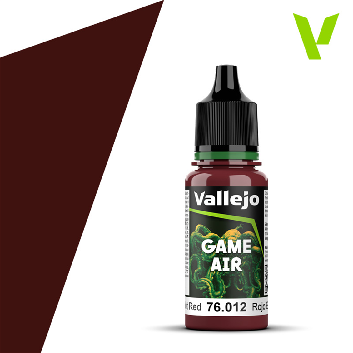 Vallejo 76012 18 ml. Scarlet Red, Model Air Serisi Model Boyası