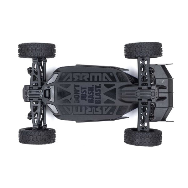 ARRMA 1/14 TYPHON GROM MEGA 380 Brushed 4x4 Buggy RTR Kırmızı