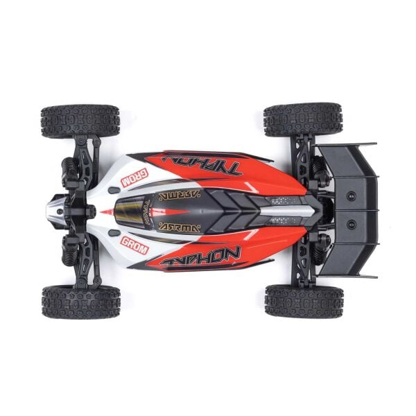 ARRMA 1/14 TYPHON GROM MEGA 380 Brushed 4x4 Buggy RTR Kırmızı