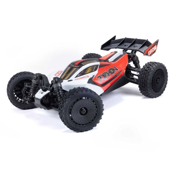 ARRMA 1/14 TYPHON GROM MEGA 380 Brushed 4x4 Buggy RTR Kırmızı