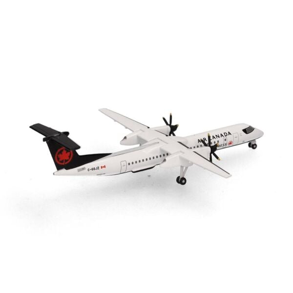 Herpa 538091 1/500 Ölçek, Air Canada Express Bombardier Q400, C-GSJZ, Metal, Sergilemeye Hazır Model Yolcu Uçağı