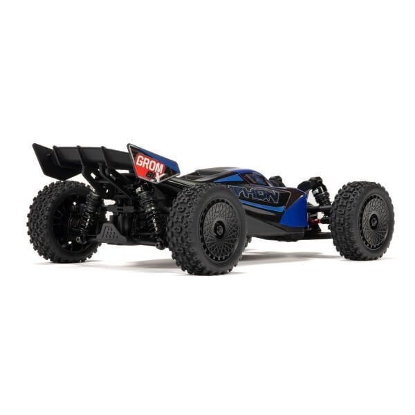 ARRMA 1/14 TYPHON GROM 223S DSC 4X4 RTR Brushless Buggy (Pil + Şarj Aleti Dahil) Mavi