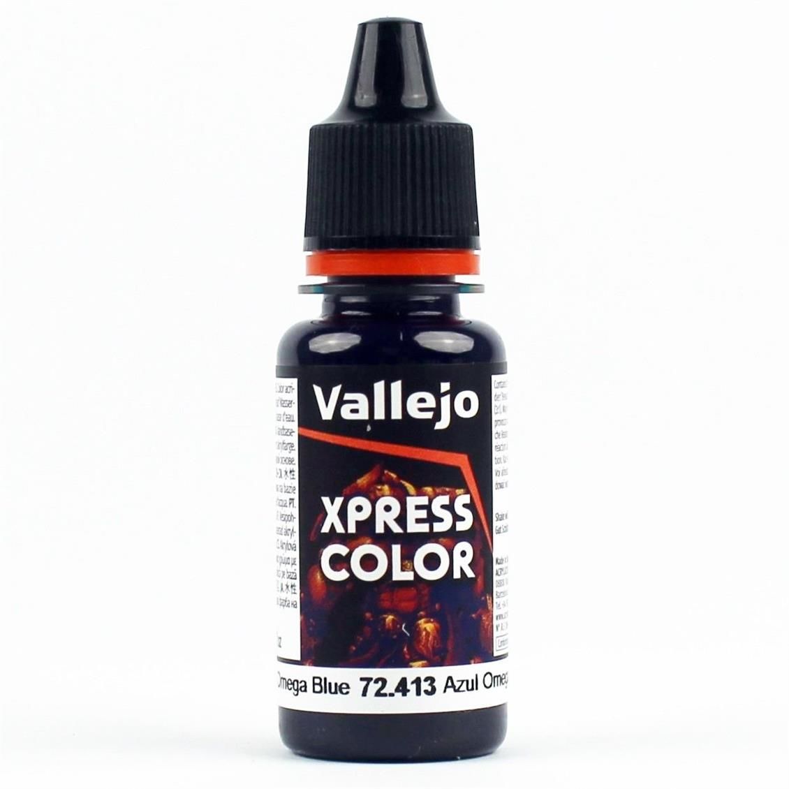 Vallejo 72413 18 ml. Omega Blue, Xpress Game Color Serisi Model Boyası
