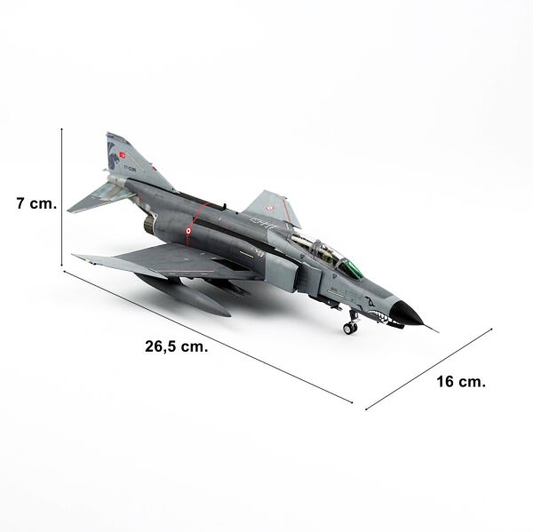 QD179 1/72 Ölçek, F-4E Phantom II, Terminatör, 111.Filo Panterler, Sergilemeye Hazır Savaşl Uçağı Modeli