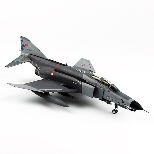 QD179 1/72 Ölçek, F-4E Phantom II, Terminatör, 111.Filo Panterler, Sergilemeye Hazır Savaşl Uçağı Modeli