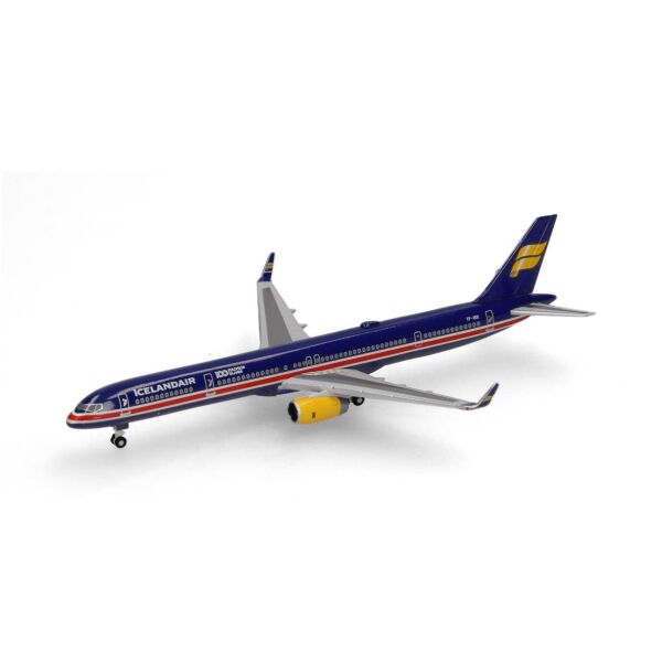 Herpa 538237 1/500 Ölçek, Icelandair Boeing 757-300 (100 Years Icelandic Independence) TF-ISX, Metal, Sergilemeye Hazır Model Y