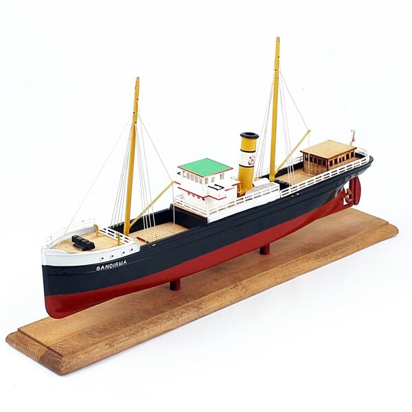 QD404 1/160 Ölçek, 34 cm. BANDIRMA Gemisi, Sergilemeye Hazır, Plastik Gemi Modeli