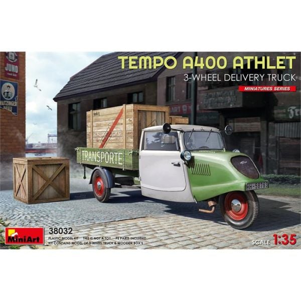 MiniArt Tempo A400 Athlet 3 Tekerlekli Servis Kamyonu