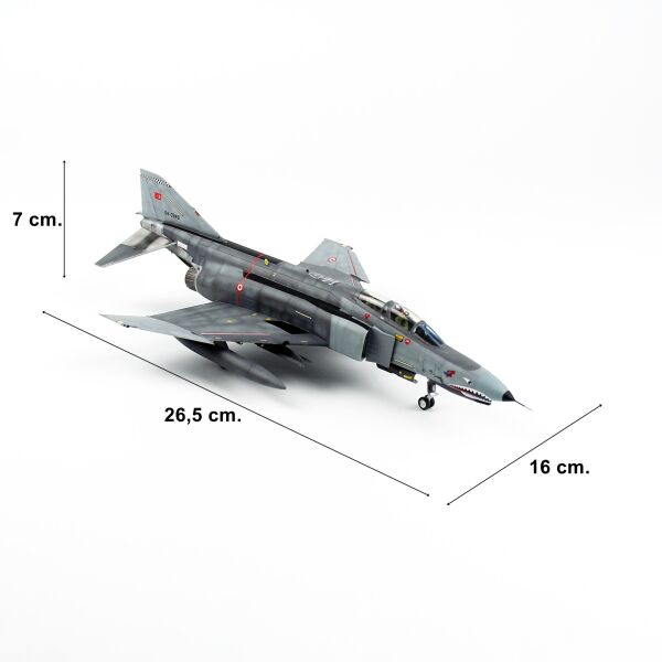 QD180 1/72 Ölçek, F-4E Phantom II, 112.Filo Şeytan, Sergilemeye Hazır Savaşl Uçağı Modeli