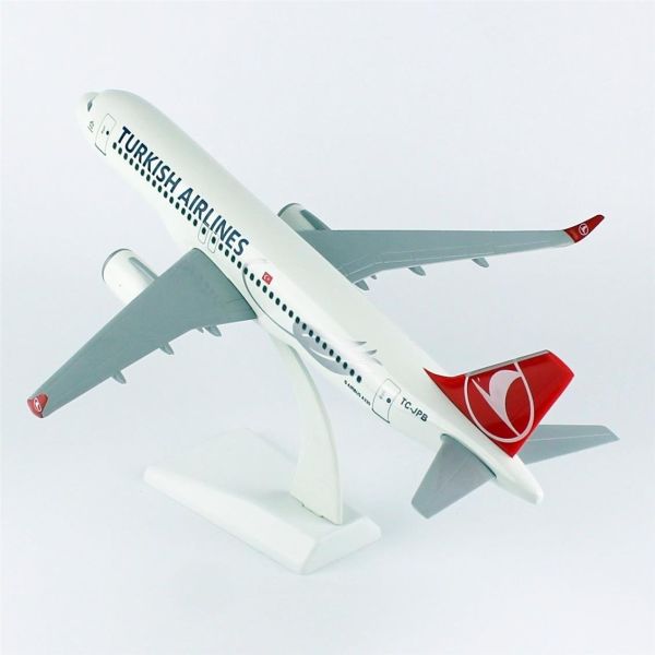 THY027 1/100 Ölçek, THY A320 Neo Yolcu Uçağı, Sergilemeye Hazır Plastik Standlı Model