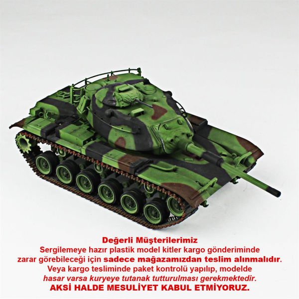 QD202 1/35 Ölçek, L60A1, Tamiya, Sergilemeye Hazır Plastik Tank Maketi