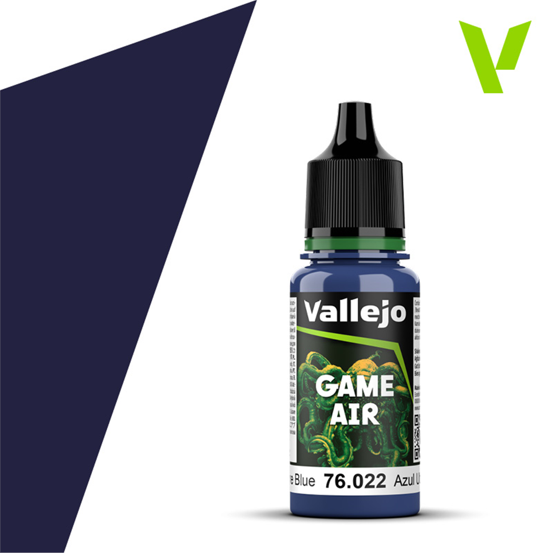 Vallejo 76022 18 ml. Ultramarine Blue, Model Air Serisi Model Boyası