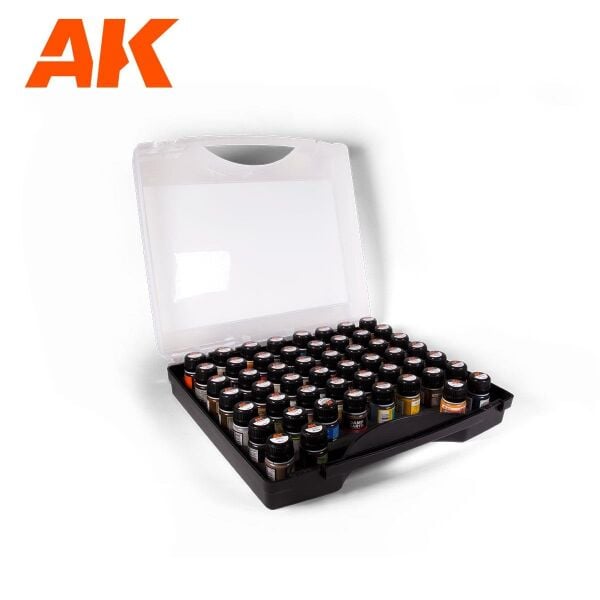 AK 117083G 35 ml. Eskitme Efekt Seti, Plastik Taşıma Çantalı, 52 Adet