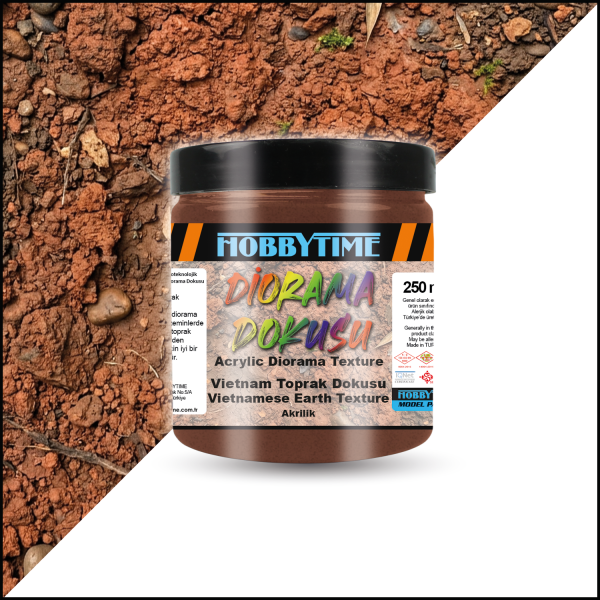 Hobbytime 599 250 ml. Vietnam Toprak Dokusu (Vietnamese Earth Texture)