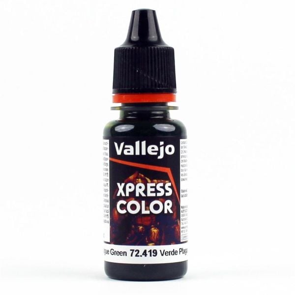 Vallejo 72419 18 ml. Plague Green, Xpress Game Color Serisi Model Boyası