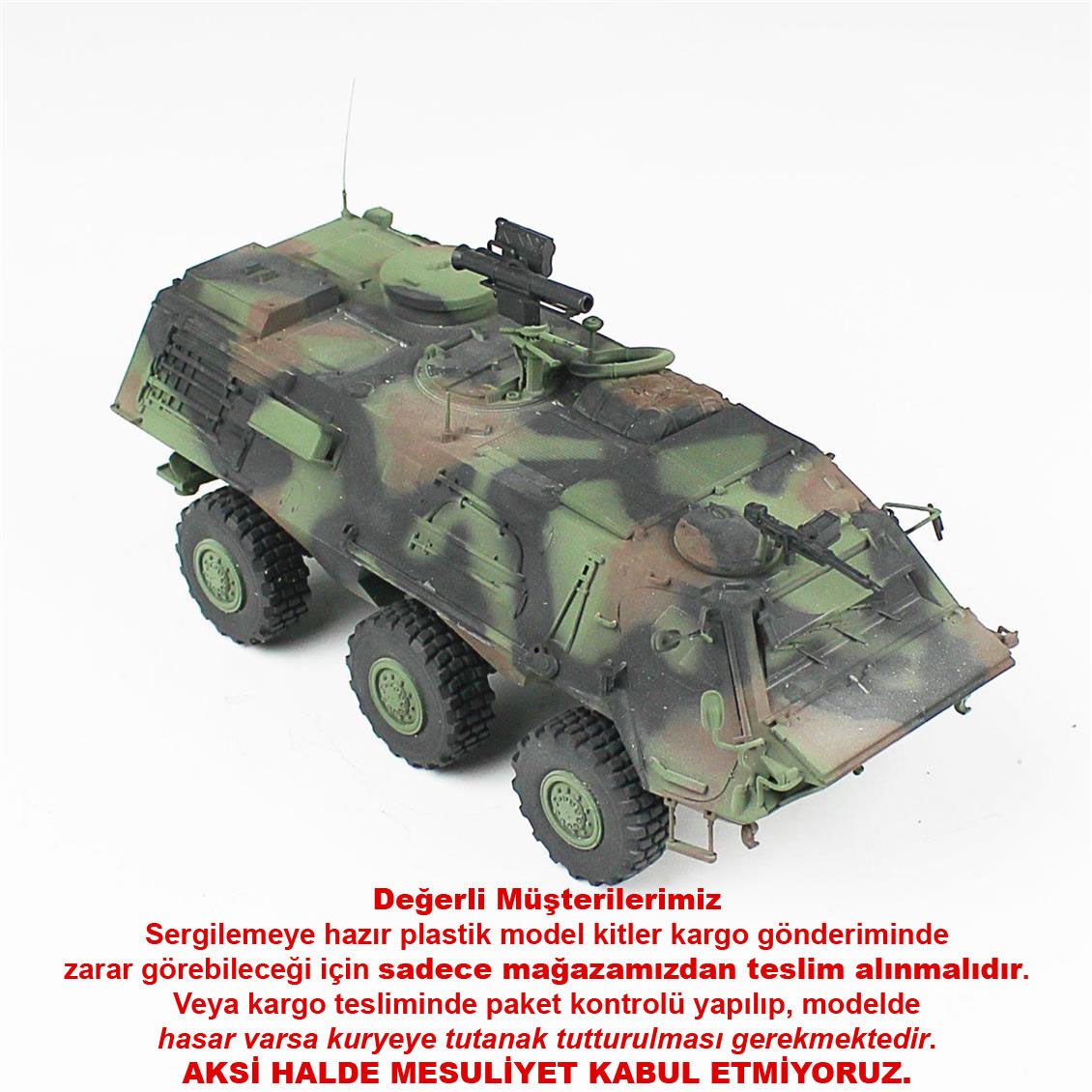 QD205 1/35 Ölçek, Fuchs, Revell, Sergilemeye Hazır Plastik Tank Maketi