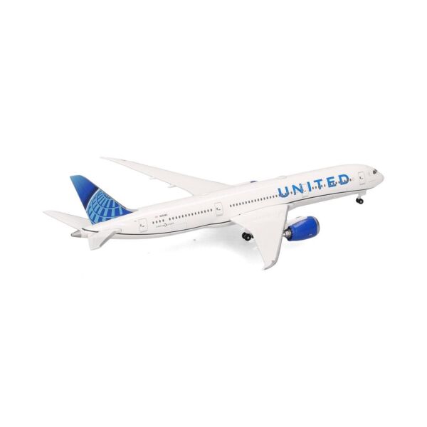 Herpa 538329 1/500 Ölçek, United Airlines Boeing 787-9 Dreamliner, N25982, Metal, Sergilemeye Hazır Model Yolcu Uçağı