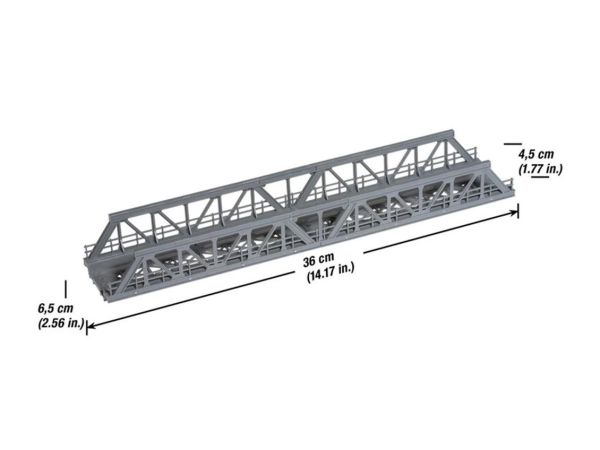 Noch 21310 1/87 Ölçek Çelik Tek Hatlı Köprü-A Plastik Model Kiti