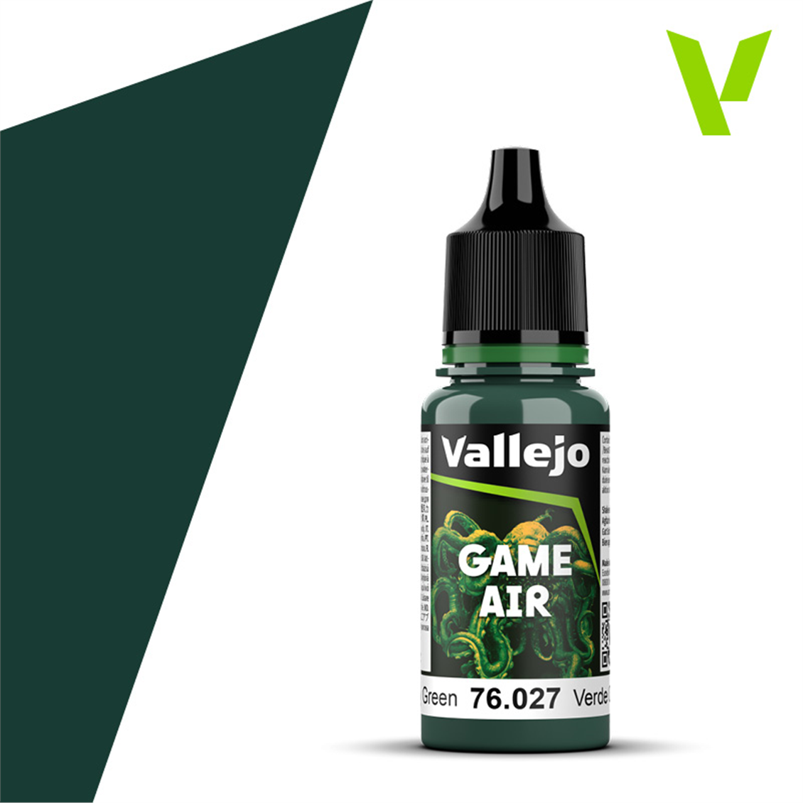 Vallejo 76027 18 ml. Scurvy Green, Model Air Serisi Model Boyası