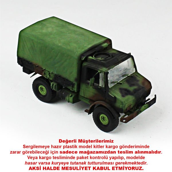 QD207 1/35 Ölçek, Unimog, Revell, Sergilemeye Hazır Plastik Tank Maketi