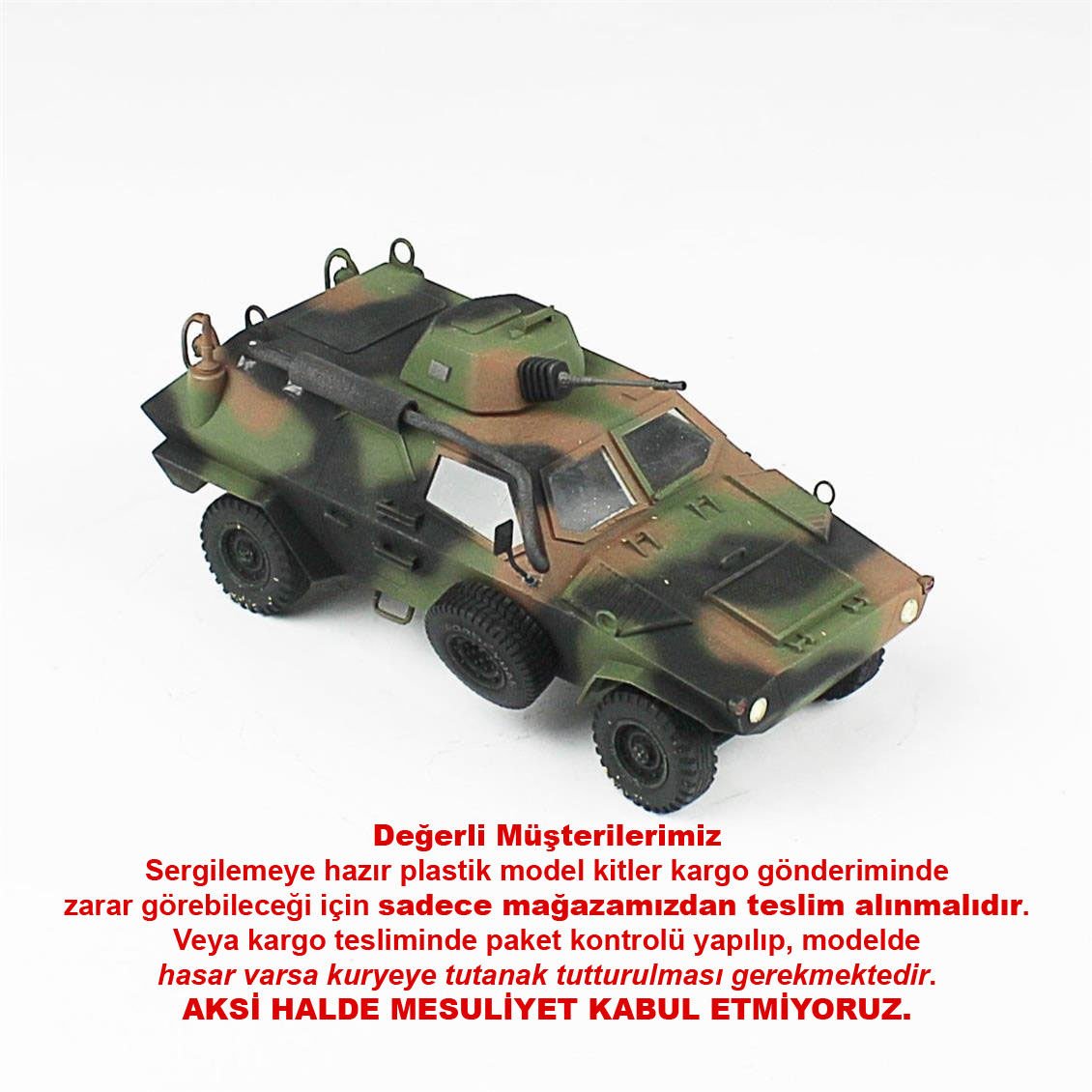 QD208 1/35 Ölçek, Cobra 1, Scratch, Sergilemeye Hazır Plastik Tank Maketi