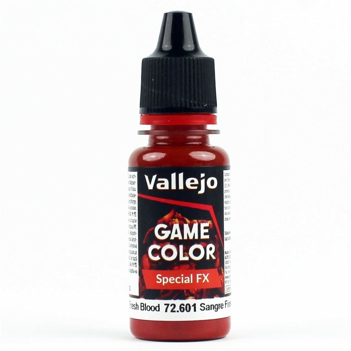 Vallejo 72601 18 ml. Fresh Blood, Special FX Game Color Serisi Model Boyası