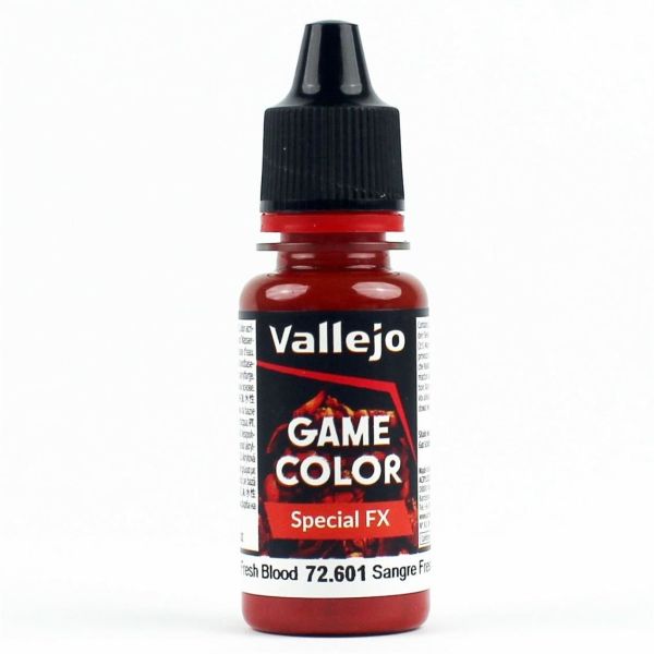 Vallejo 72601 18 ml. Fresh Blood, Special FX Game Color Serisi Model Boyası