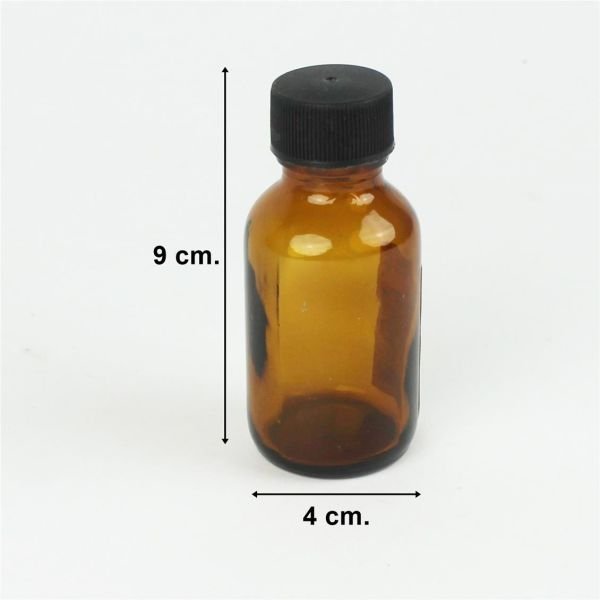Hobbytime 776 Cam, Kahverengi Şişe, 50 ml. Tıpalı ve Kapaklı