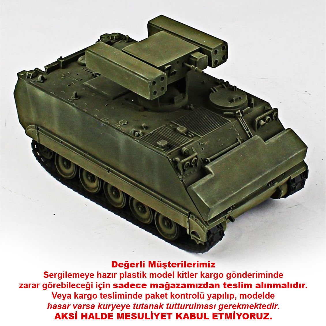 QD214 1/35 Ölçek, Atılgan, Scratch+Tamiya, Sergilemeye Hazır Plastik Tank Maketi