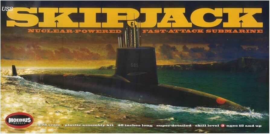 1/72 USS SKIPJACK SUBMARINE