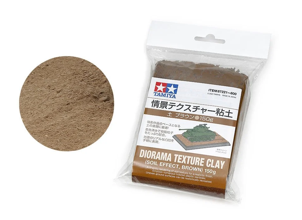 Texture ClaySoil Brown 150g.