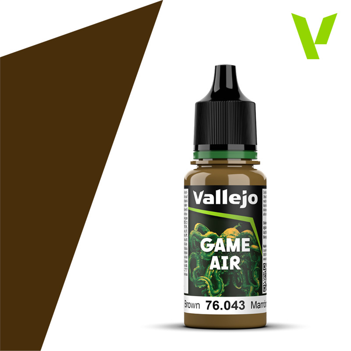 Vallejo 76043 18 ml. Beasty Brown, Model Air Serisi Model Boyası