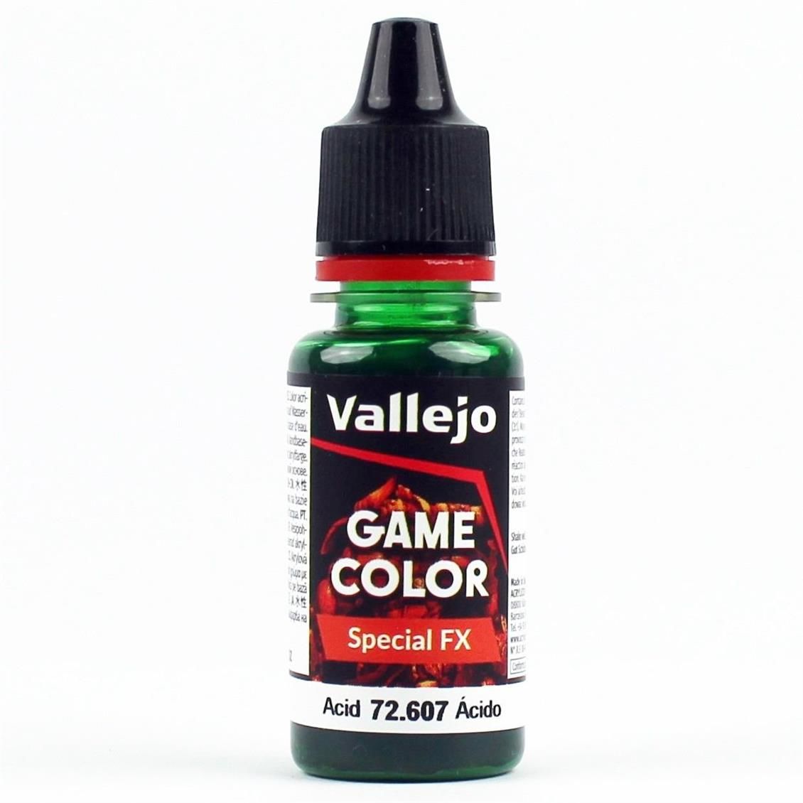 Vallejo 72607 18 ml. Acid, Special FX Game Color Serisi Model Boyası