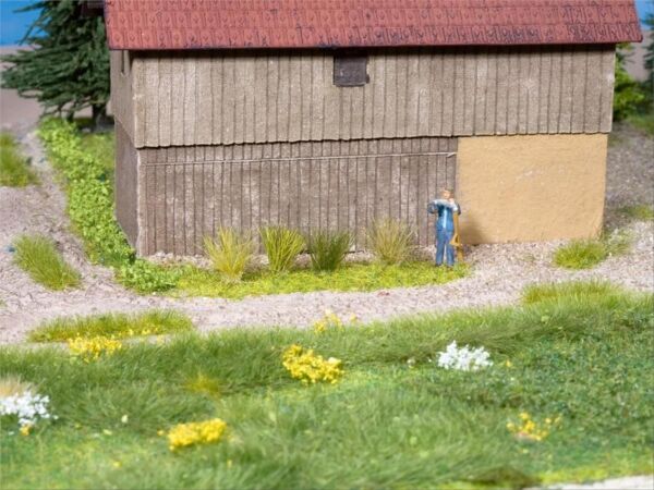 Noch 7043 Çim Öbekleri, Sarı Flok Çiçekler, Mini Set XL, 42 adet, 9 mm Diorama Malzemesi