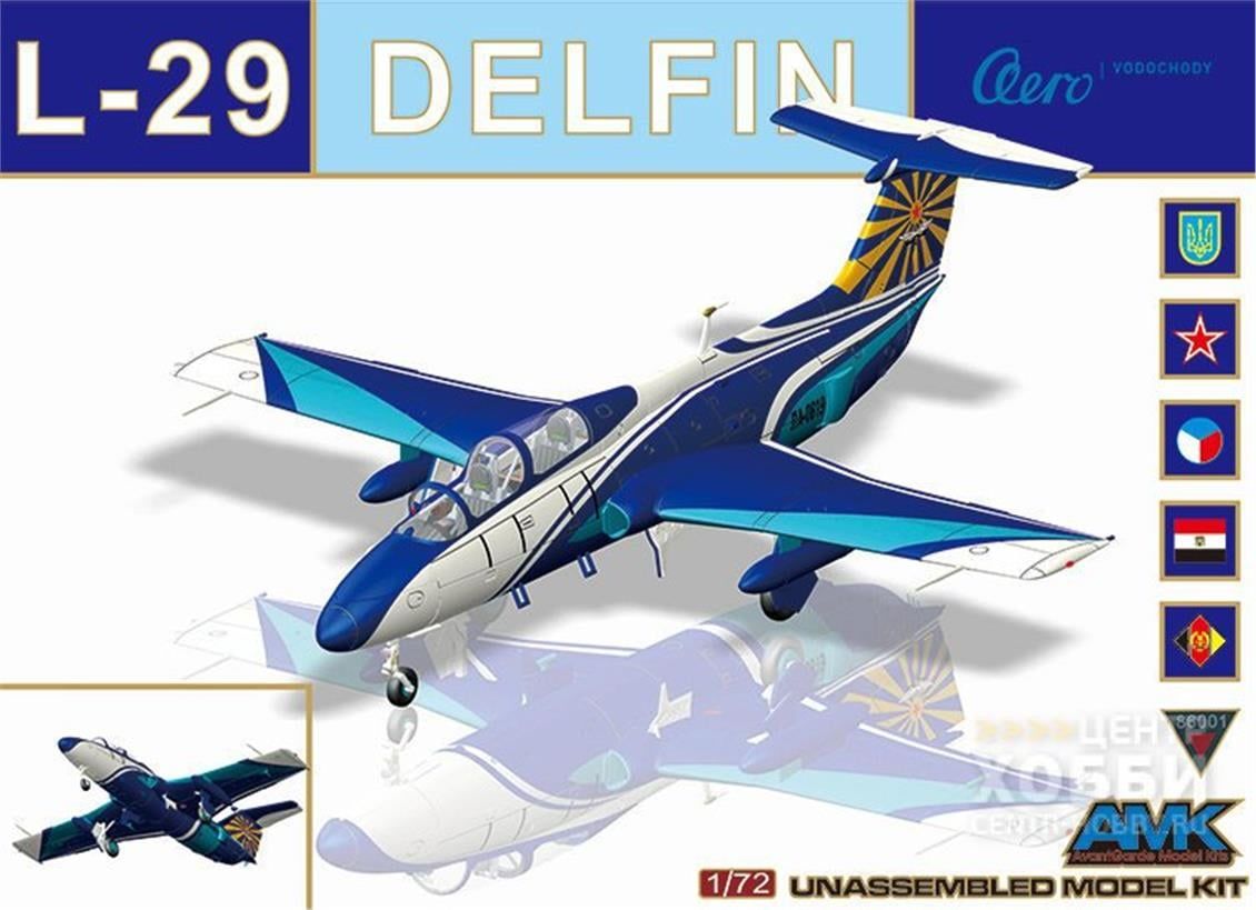 AMK 86001 1/72 Ölçek, Aero L-29 Delfin, Savaş Uçağı, Plastik Model kiti
