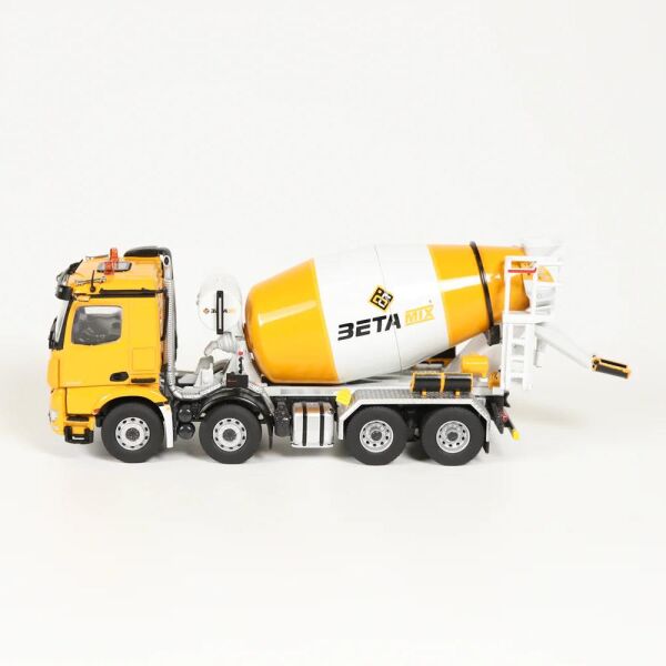 NZG LM107800 1/50 Ölçek, Mercedes-Benz AROCS 8x4 Beton Mikseri (BETAMIX), Sergilemeye Hazır Metal Model