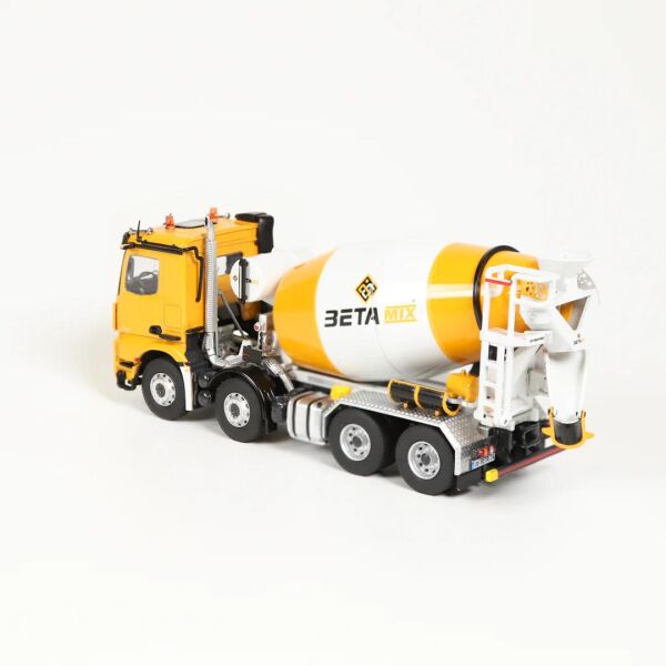 NZG LM107800 1/50 Ölçek, Mercedes-Benz AROCS 8x4 Beton Mikseri (BETAMIX), Sergilemeye Hazır Metal Model