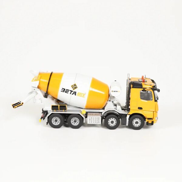 NZG LM107800 1/50 Ölçek, Mercedes-Benz AROCS 8x4 Beton Mikseri (BETAMIX), Sergilemeye Hazır Metal Model
