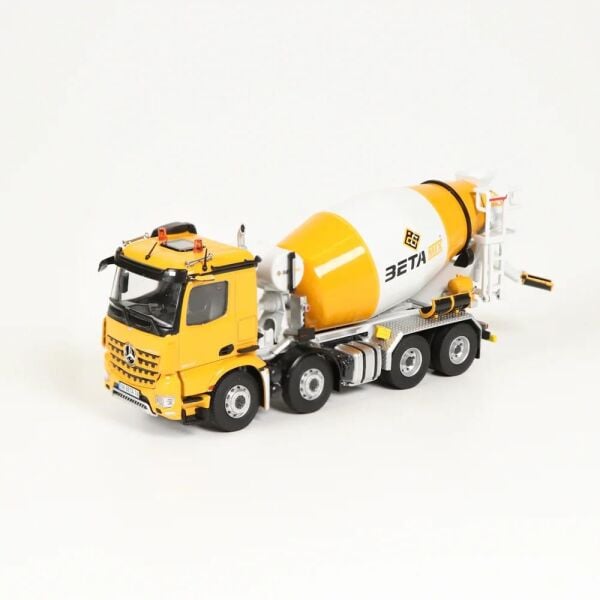 NZG LM107800 1/50 Ölçek, Mercedes-Benz AROCS 8x4 Beton Mikseri (BETAMIX), Sergilemeye Hazır Metal Model
