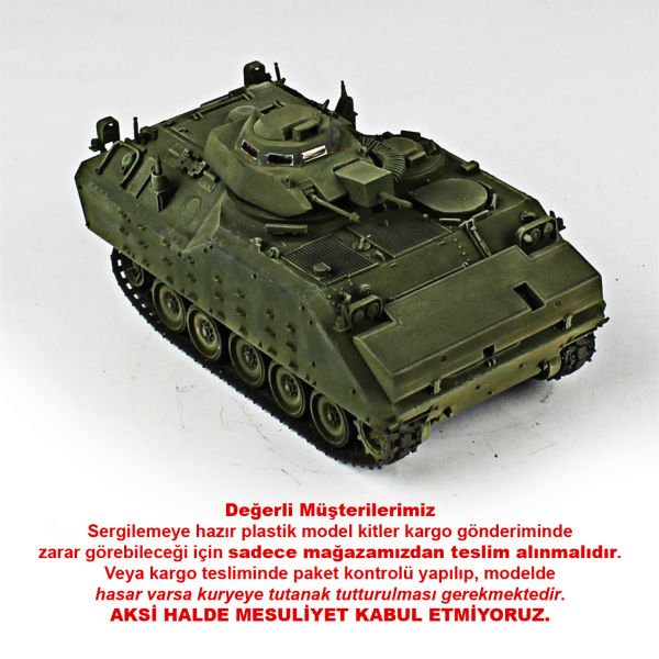 QD221 1/35 Ölçek, FNSS ZMA Gage Kuleli, AFV Club+Scratch, Sergilemeye Hazır Plastik Tank Maketi