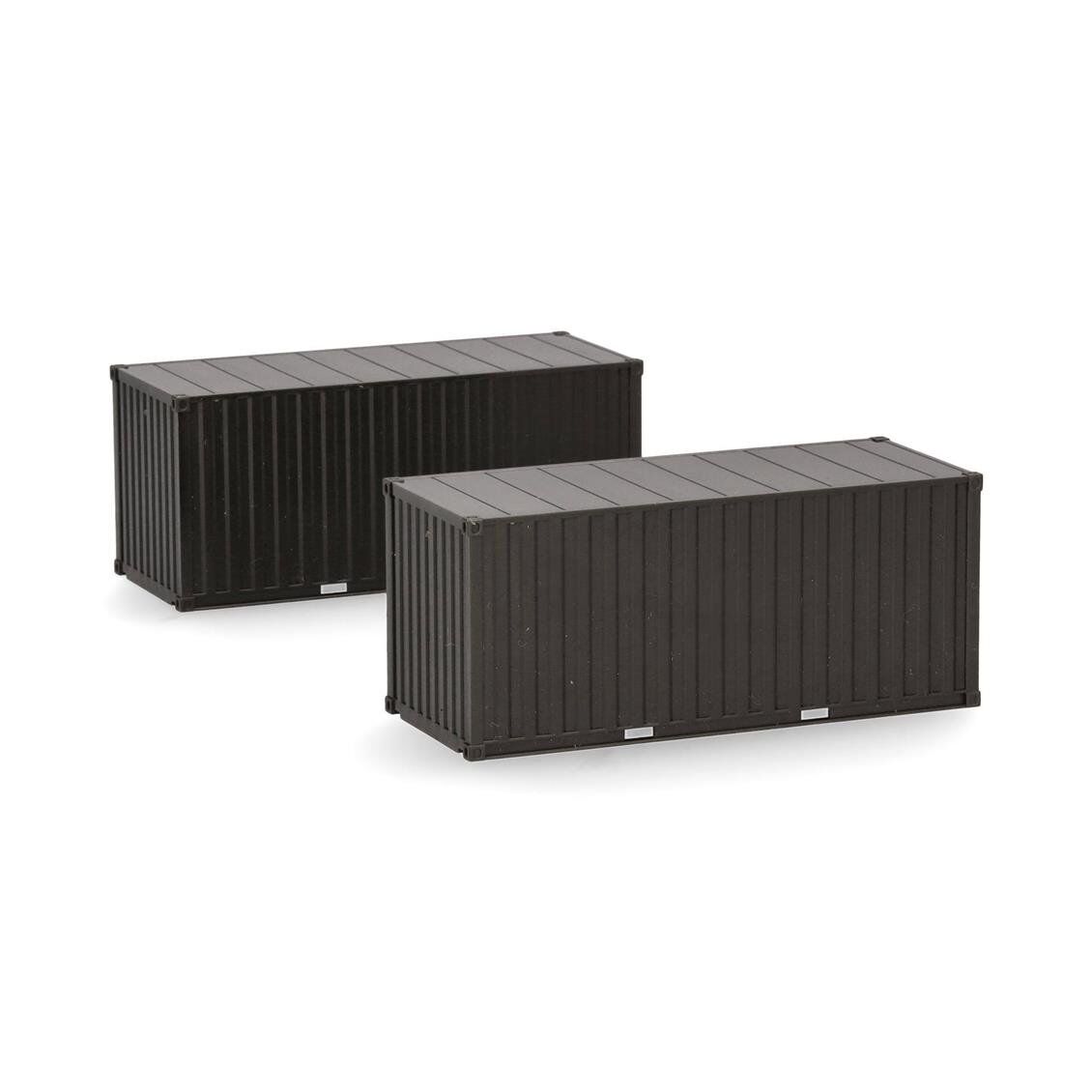 Herpa 747127 1/87 Ölçek, Alman Ordusu Konteyneri, 2 Adet, Sergilemeye Hazır Askeri Model Araç