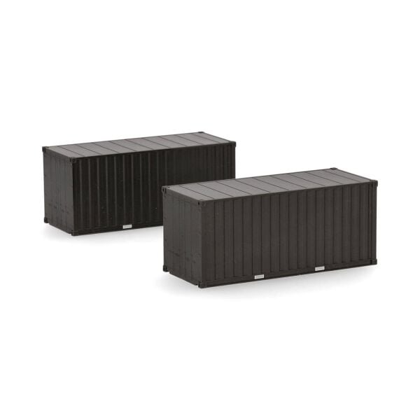 Herpa 747127 1/87 Ölçek, Alman Ordusu Konteyneri, 2 Adet, Sergilemeye Hazır Askeri Model Araç