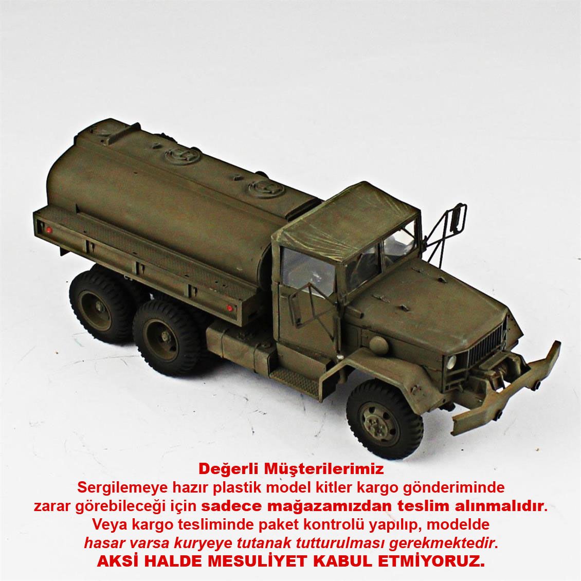 QD222 1/35 Ölçek, M49A2 REO Yakıt Tankeri, AFV Club, Sergilemeye Hazır Plastik Tank Maketi