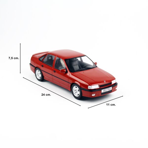 Mcg 18461 1/18 Ölçek Opel Vectra A 2000-1990, Kırmızı, Sergilemeye Hazır Metal Araba Modeli