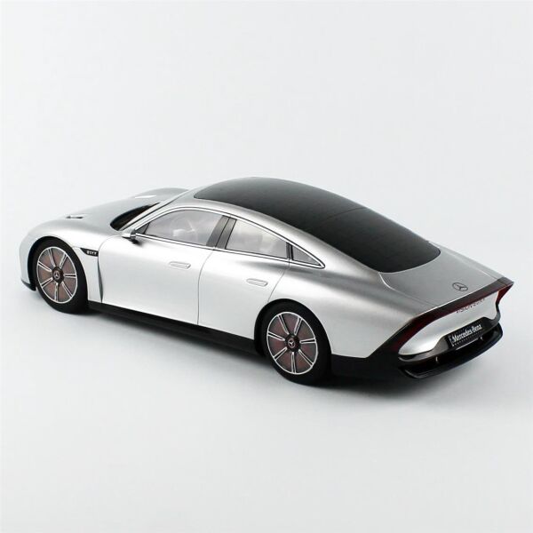 NZG 1073/55 1/18 Ölçek, Mercedes-Benz Vision EQXX alüminyum Gümüş, Sergilemeye Hazır Metal Model