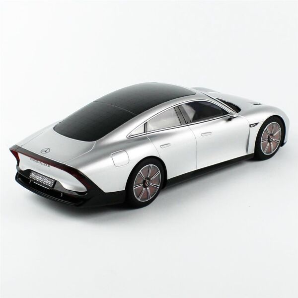 NZG 1073/55 1/18 Ölçek, Mercedes-Benz Vision EQXX alüminyum Gümüş, Sergilemeye Hazır Metal Model
