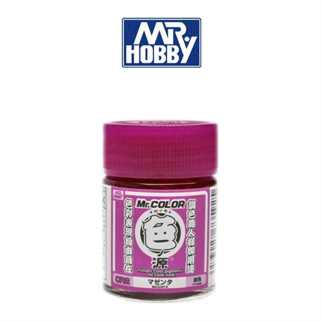 Mr.Hobby CR-2 10 ml. Primary Color Pigments Magenta, Mr.Color Serisi Model Boyası